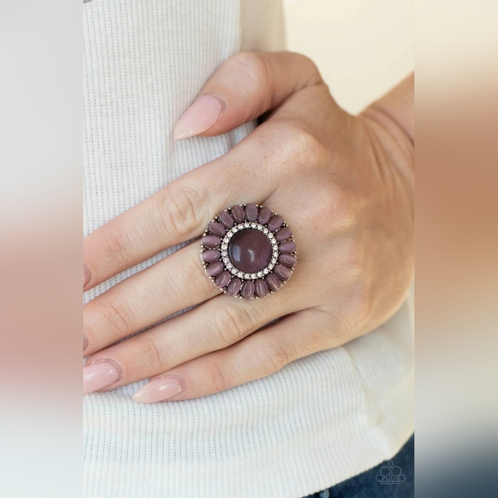 Elegantly Eden Purple Ring